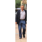 Santiago Rodríguez, a la llegada a la reunión del día 12 en la que se cerró un acuerdo.