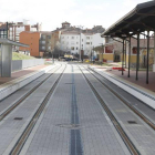 La obra de Feve, en la estación de Matallana.