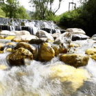 Imagen del río Sil, a su paso por La Cueta, en el término municipal de Cabrillanes.