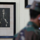 Foto del expresidente chileno Eduardo Frei Montalva en una escuela pública de Chile.
