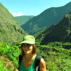 Raquel Álvarez, durante una excursión. Esta valdeonesa no descarta otros destinos. «Soy un poco veleta», dice.