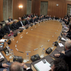 Tsipras presidió la reunión del Consejo de Ministros.