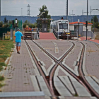 La apertura del tramo urbano de Feve sigue en espera. RAMIRO