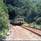 Trazado ferroviario que une León con Asturias a su paso por Pajares