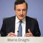 El presidente del BCE, Mario Draghi, durante una rueda de prensa en Fráncfort. ARMANDO BABANI