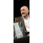 Arturo Pérez-Reverte (Cartagena, 1951), durante la presentación de ‘Los perros duros no bailan’