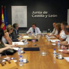 Reunión de los periodistas con el consejero de la Presidencia.