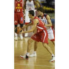 Nacho Yáñez, en el partido de la presente temporada ante el Tau