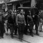 El multitudinario entierro del anarquista leonés Buenaventura Durruti en Barcelona
