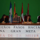El alcalde presidió el acto del Área de la Mujer.