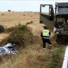 Accidente de tráfico en una carretera de Salamanca.