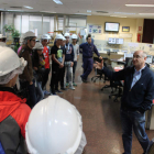 Visita a la sala de control de la térmica de Cubillos del Sil.