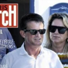Manuel Valls y Susana Gallardo, en París Match.