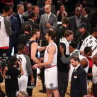 Marc y Pau Gasol, después del partido del All Star en el Madison Square Garden.