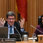 José Luis Escrivá compareció ayer en la Comisión de Trabajo celebrada en el Congreso.