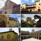 Los Franciscanos, las Concepcionistas, las Carbajalas, las Clarisas, la iglesia de Palat del Rey y San Isidoro.