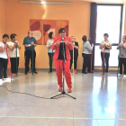 Camino Cabañas, durante la clausura. DL