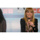 Teresa Gutiérrez y María Eugenia Gancedo durante la rueda de prensa.