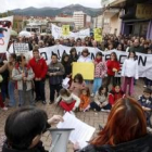 Imagen de archivo de una de las últimas manifestaciones en La Robla contra la planta coincineradora