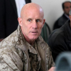 El vicealmirante Robert Harward en Afganistán en enero del 2011.