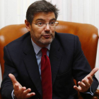 Rafael Catalá, ministro de Justicia, durante la entrevista con el Diario de León