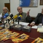 Imagen de la presentación, ayer, del Memorial Ángel Barja en el Instituto Leonés de Cultura