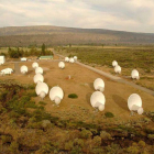 Telescopio Allen, en California, el principal utilizado actualmente por el proyecto SETI.