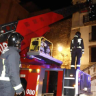 Los Bomberos de León, en una de sus últimas intervenciones, en el Archivo