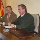 Eduardo Fernández, a la izquierda, y Francisco Nistal, durante el encuentro que mantuvieron en Val