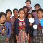 Día de recibimiento a la voluntaria Beatriz González, en Chimaltenango.