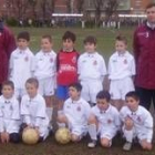 Formación del equipo de la Cultural que está participando en la categoría prebenjamín
