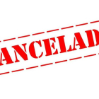 Cartel de cancelado