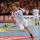 Martin Stranovsky, durante el partido de cuartos de final ante el Veszprém húngaro.