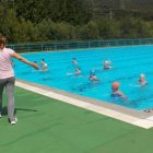 Las piscinas  acogen varias modalidades de la campaña como es el caso del aqua gym