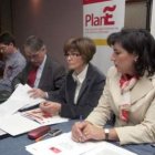 Álvarez (segundo por la izquierda), en Ponferrada.