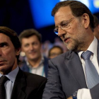 Aznar y Rajoy juntos.