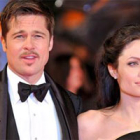 Los actores estadounidenses Brad Pitt  y Angelina Jolie.