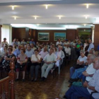 Los vecinos prestando declaración en el salón de plenos del Ayuntamiento de Boca de Huérgano