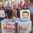 Bermejo, junto a otros miembros de Unidos Podemos. A.V.
