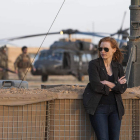 La actriz Jessica Chastain en una escena de la película ‘La noche más oscura’.
