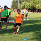 La Virgen trabaja desde ayer en Los Dominicos para preparar el regreso a la competición liguera en Tercera División. MARCIANO
