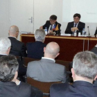 Puigdemont reunido con la patronal francesa Medef Occitanie.