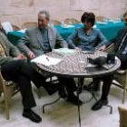 Llamas, junto a los procuradores Antonio Losa, Victorina Alonso e Ignacio Robles, ayer en Astorga