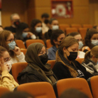 Acto de bienvenida a los alumnos en la facultad de industriales de la Universidad de León. FERNANDO OTERO