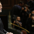 Mariano Rajoy, en la sesión del Congreso.