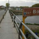 Un tramo del río Boeza a su paso por Bembibre.