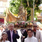 Procesión del Corpus celebrada ayer en Sahagún.