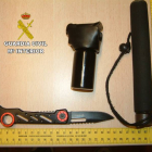 Material incautado por la Guardia Civil.