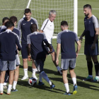 Entrenamiento de la selección francesa.