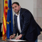 El vicepresidente del Govern y máximo responsable de Economía de Catalunya, Oriol Junqueras.